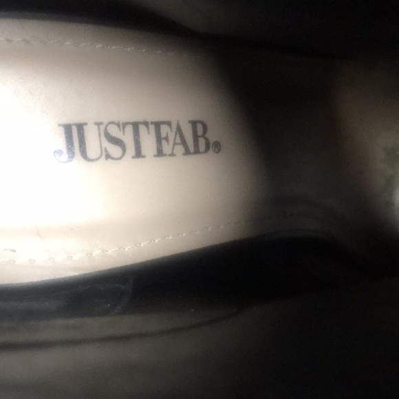 Justfab Maxwell. Black leather ankle boots. Sz. 8. - Picture 8 of 8